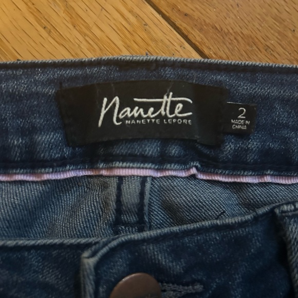 Lexington Crop Midrise Jeans with bow detailing - Picture 3 of 6